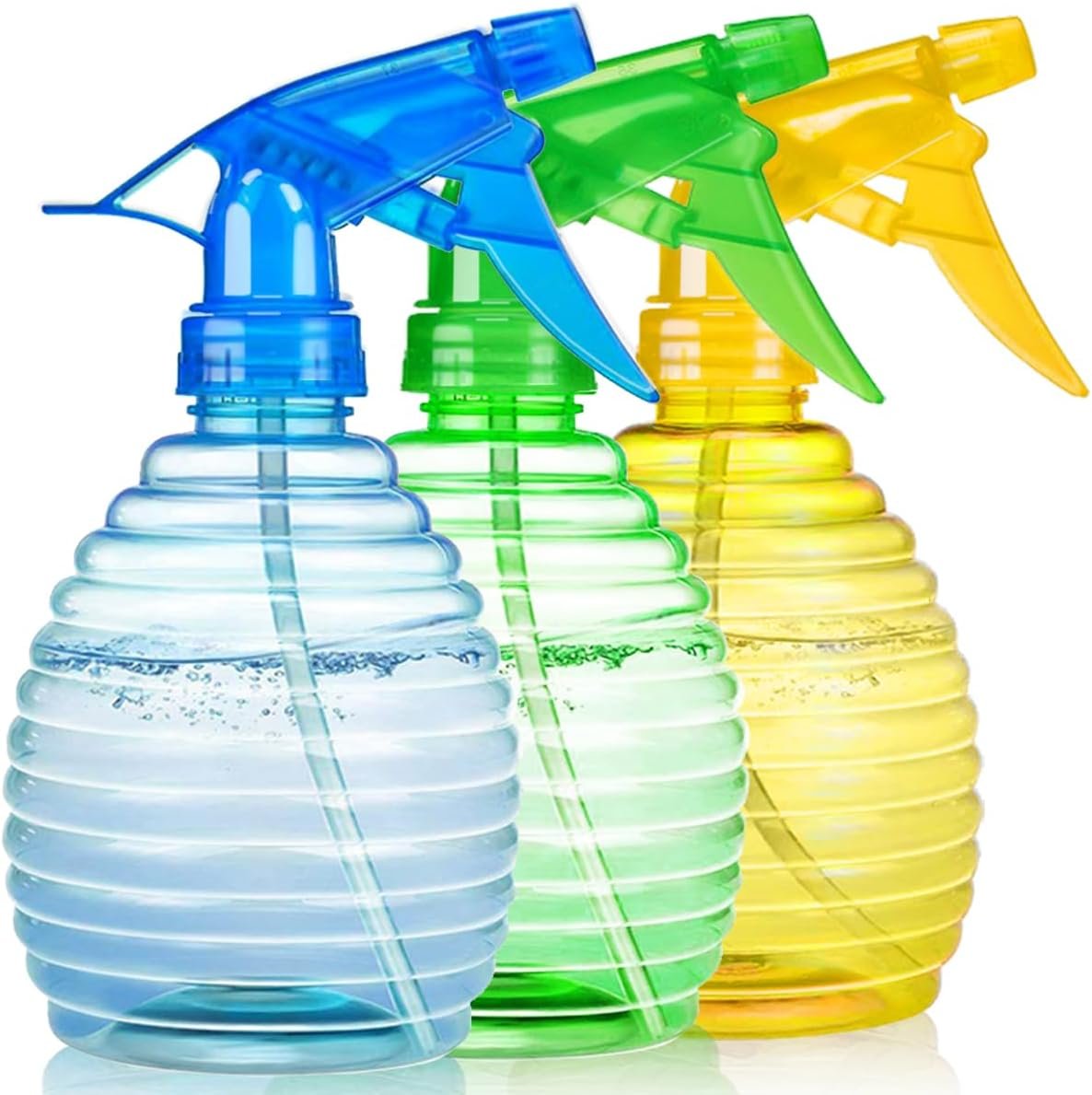 Colorful 16 oz Spray Bottles – 3 Pack for Every Need