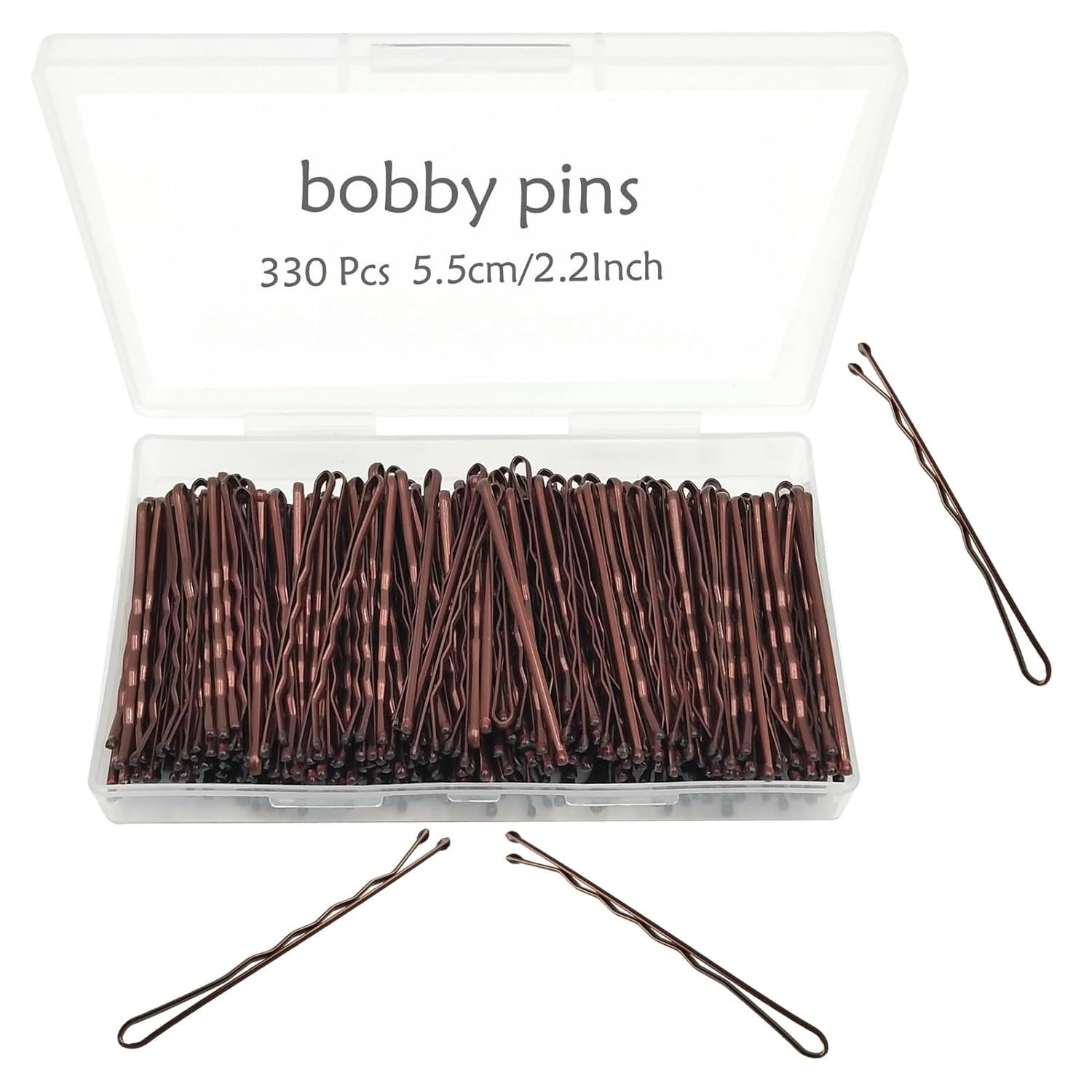 Colorful Bobby Pins in a Cute Box - 330 Count