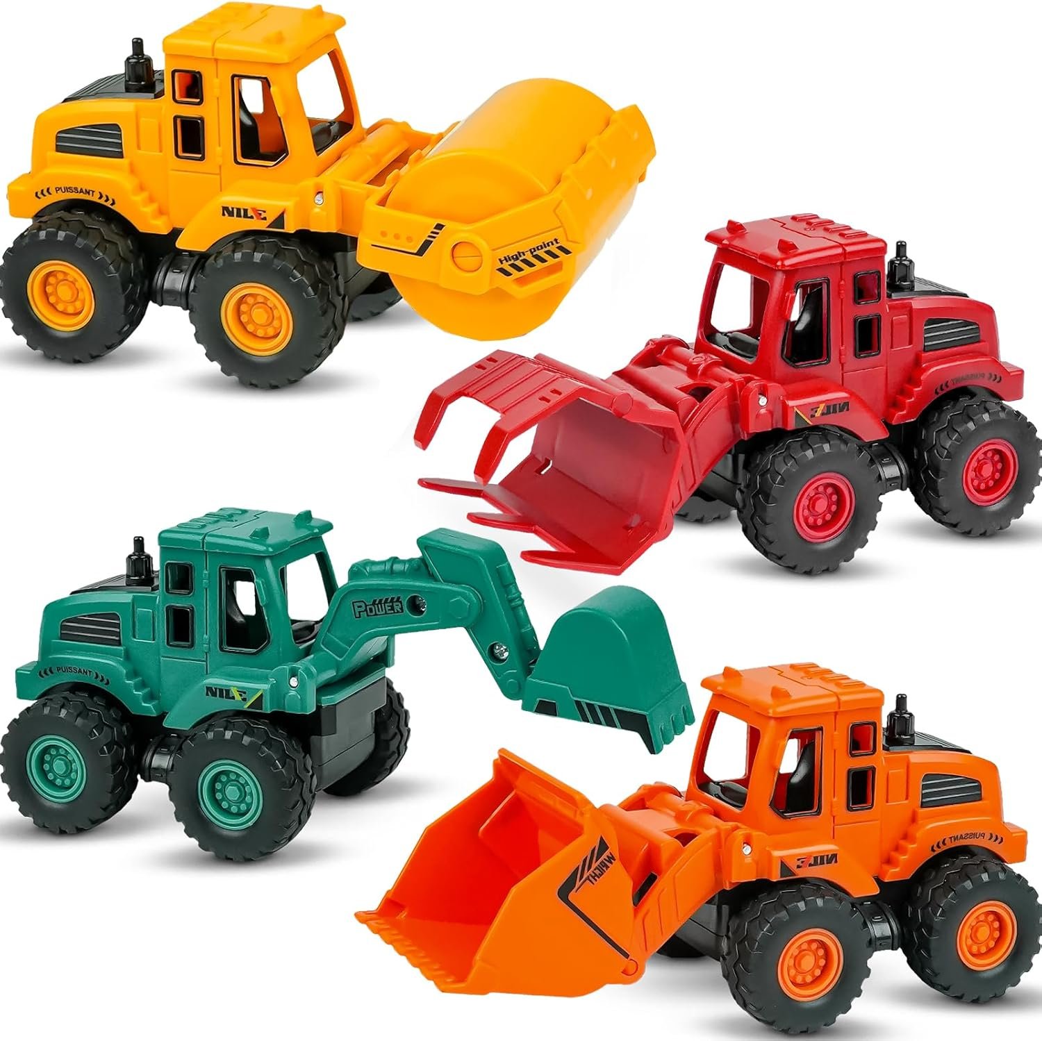 Colorful Construction Truck Toys for Kids