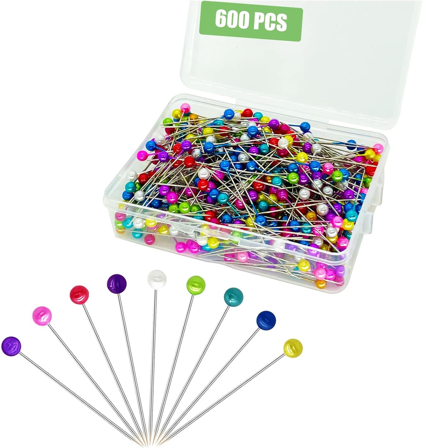 Colorful Straight Sewing Pins for Your Crafting Needs