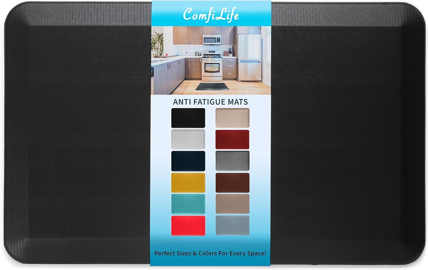 ComfiLife Anti-Fatigue Kitchen Mat - Standing Desk Comfort