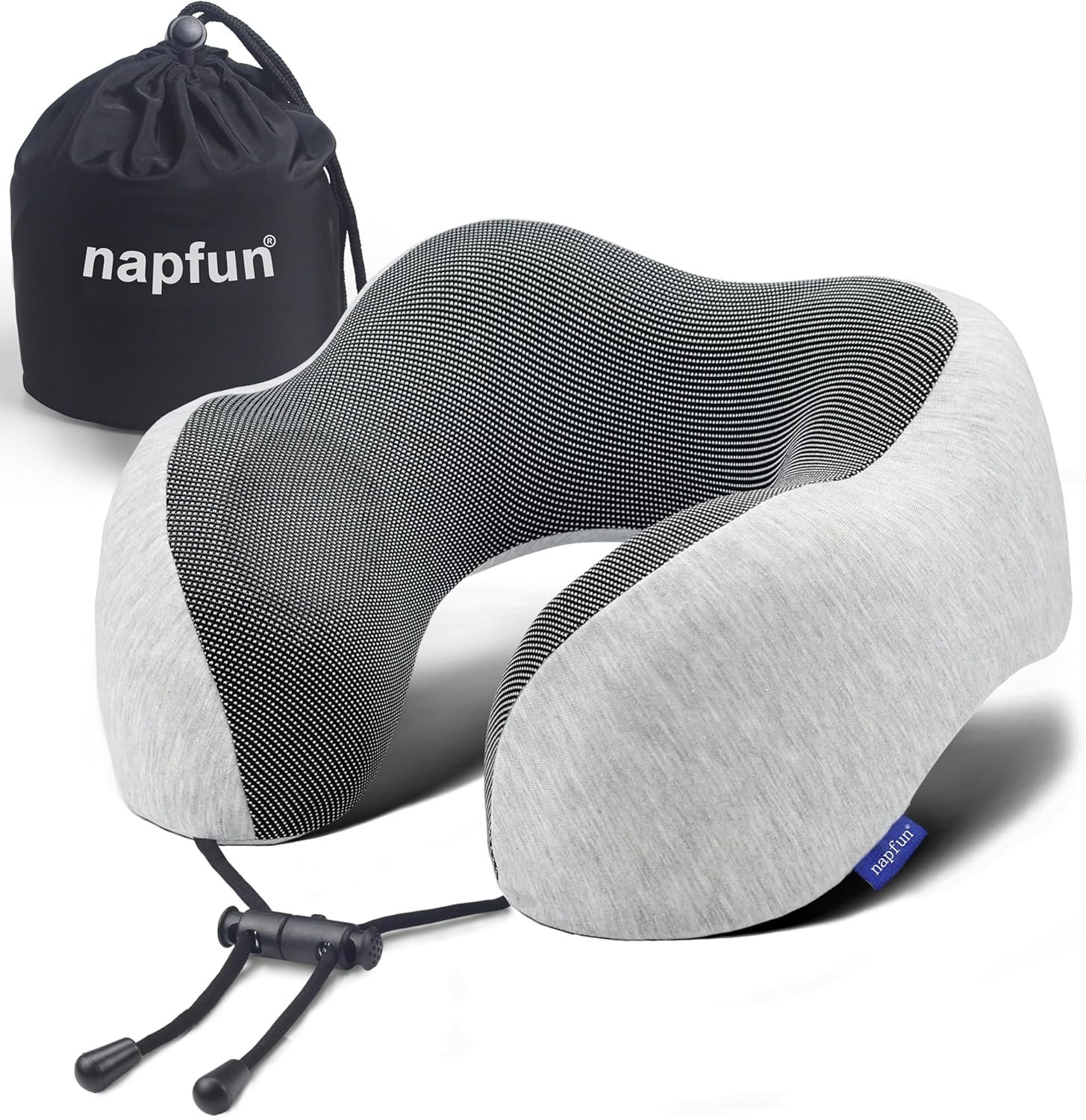 Comfort Anywhere: Upgraded Memory Foam Travel Neck Pillow