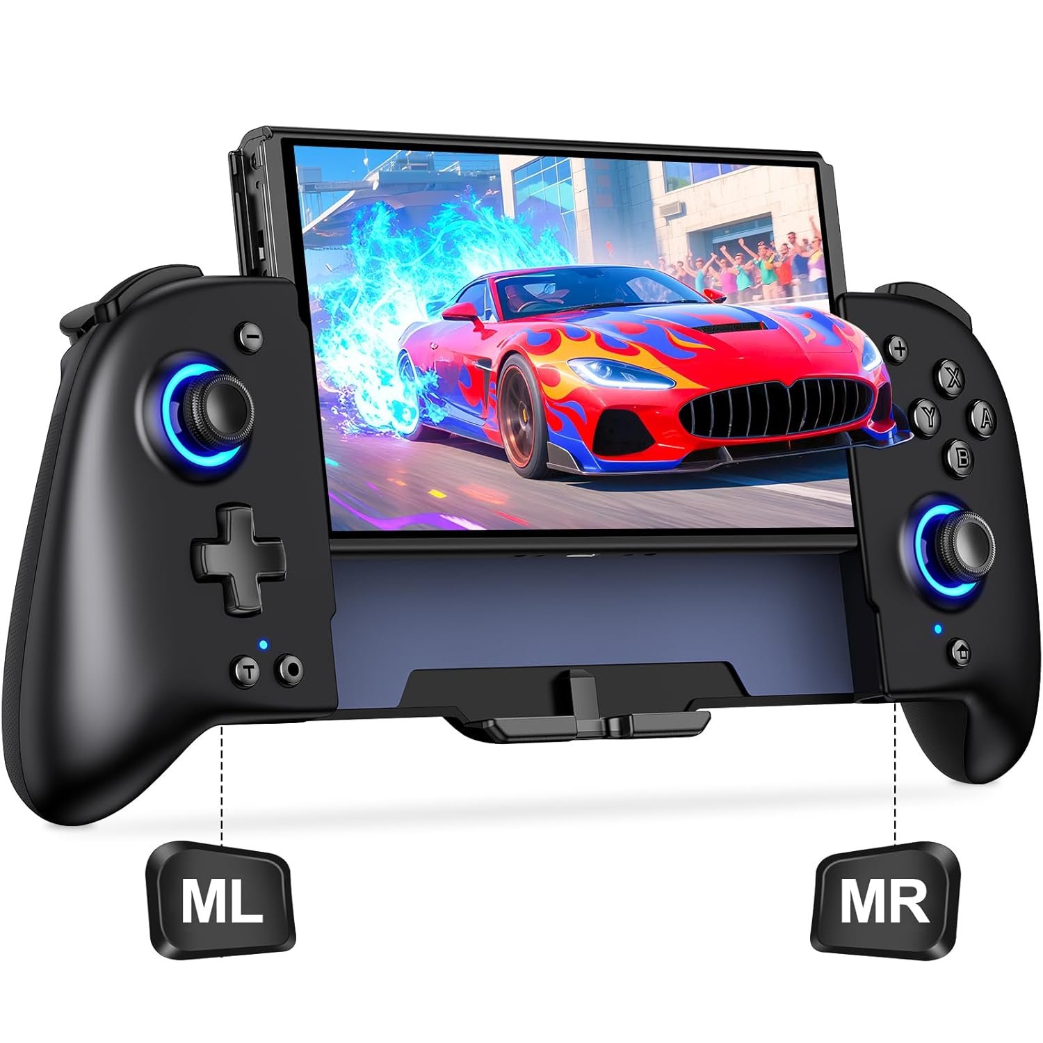 Comfort Gaming: One-Piece Switch Controller with 9 Colors & Turbo