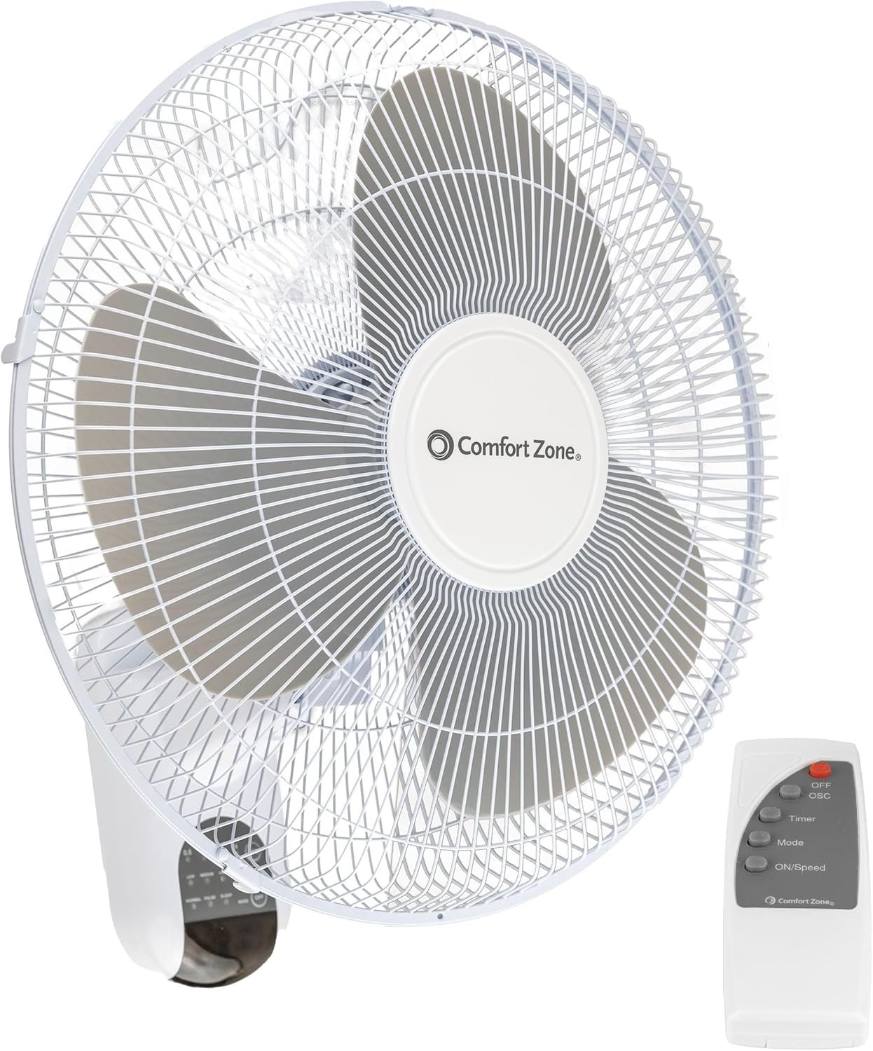Wall Mount Fan with Remote - Quiet Cooling for Any Room