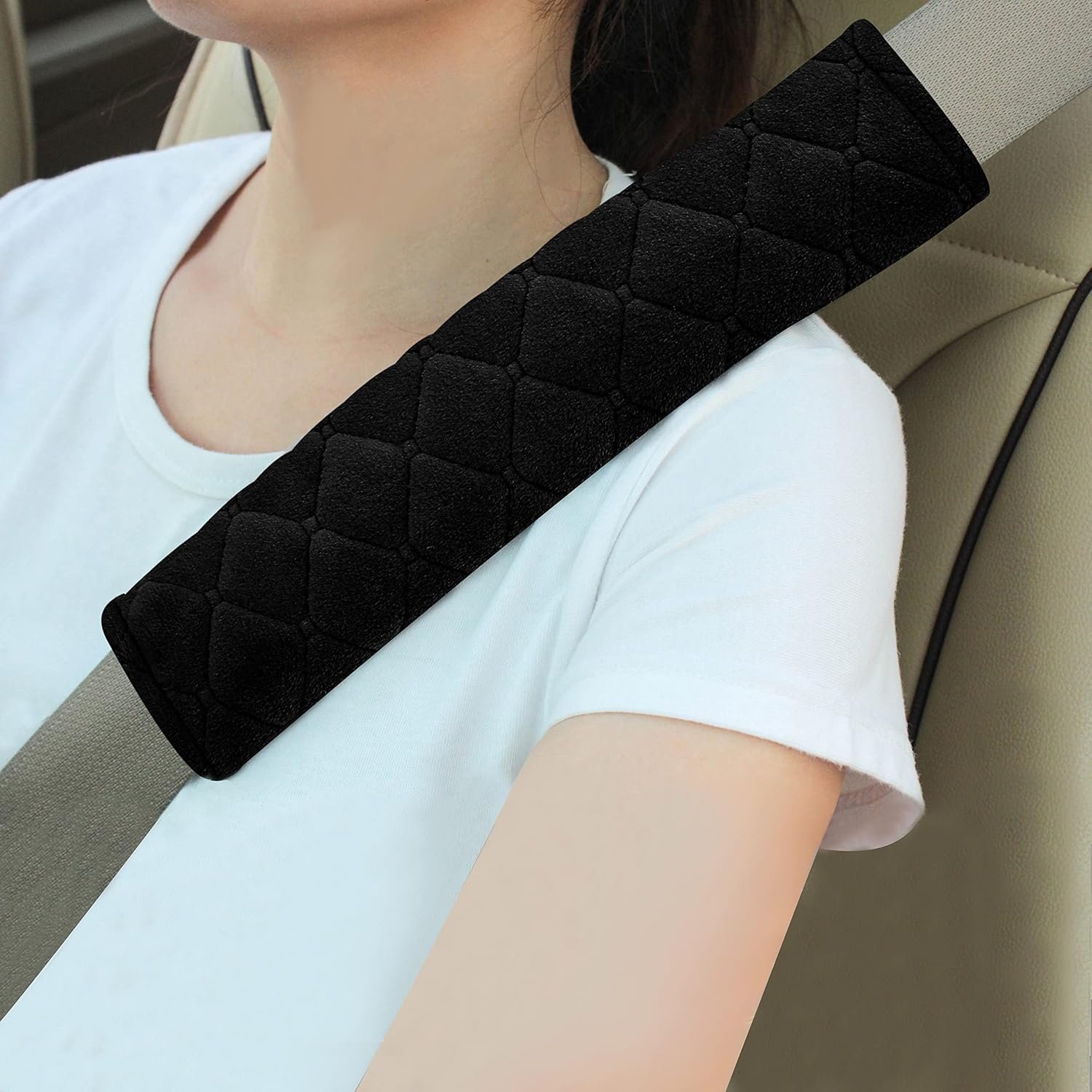 Comfortable Soft Auto Seat Belt Covers – 2 PCS