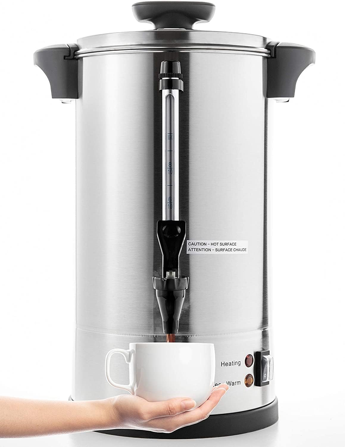 100-Cup Coffee Urn: Commercial Grade Brewing