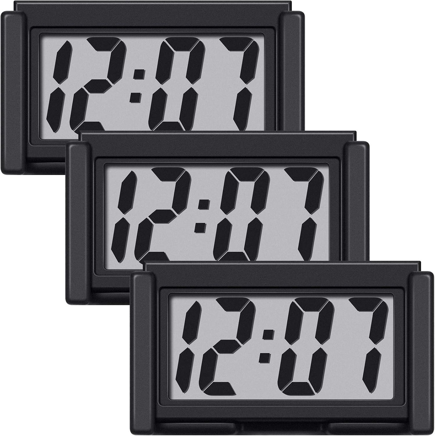 Compact Mini Digital Clock Set for On-the-Go