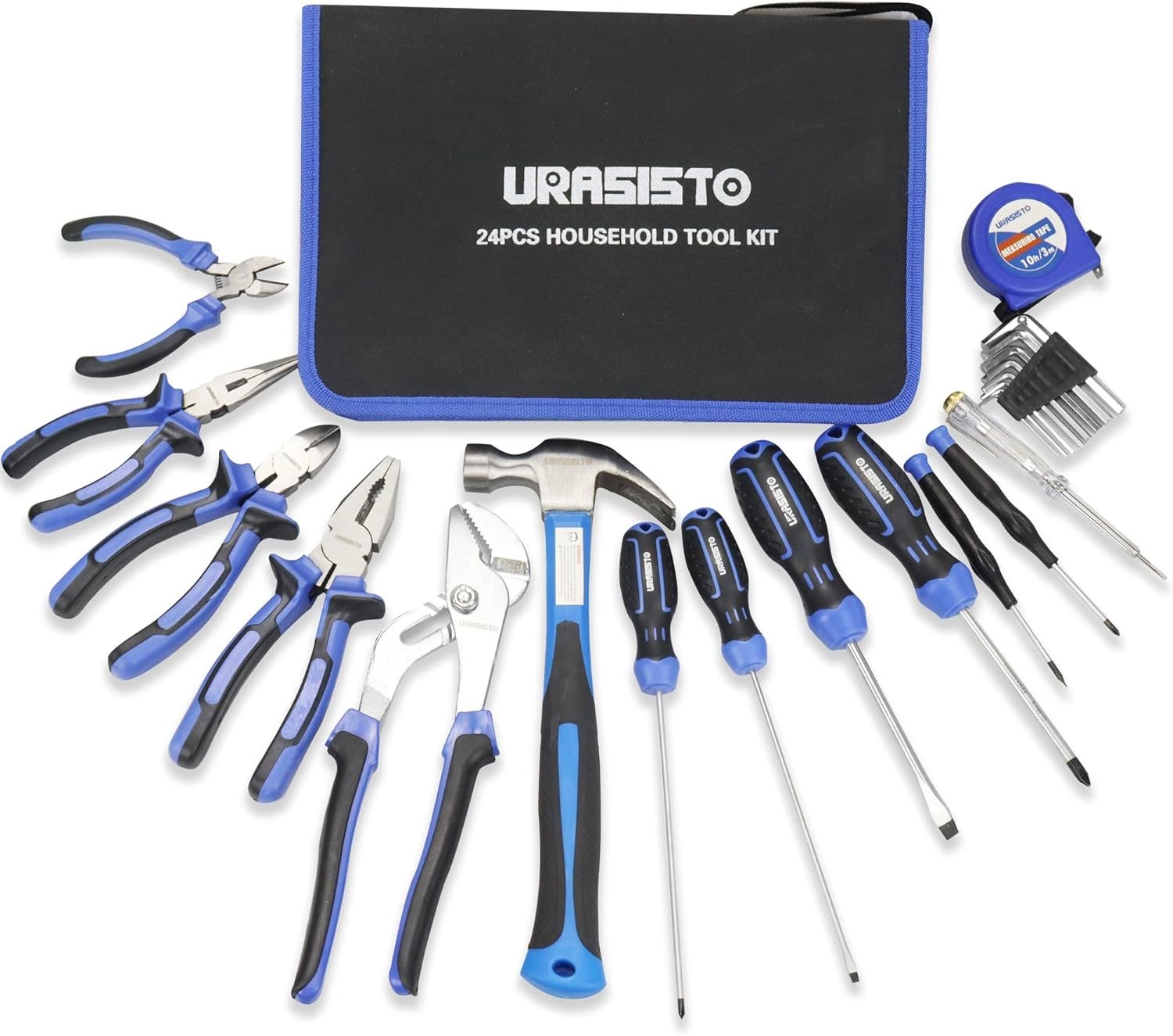 Complete 24-Piece Tool Kit for Home Repairs