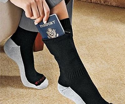 Concealed Pocket Socks