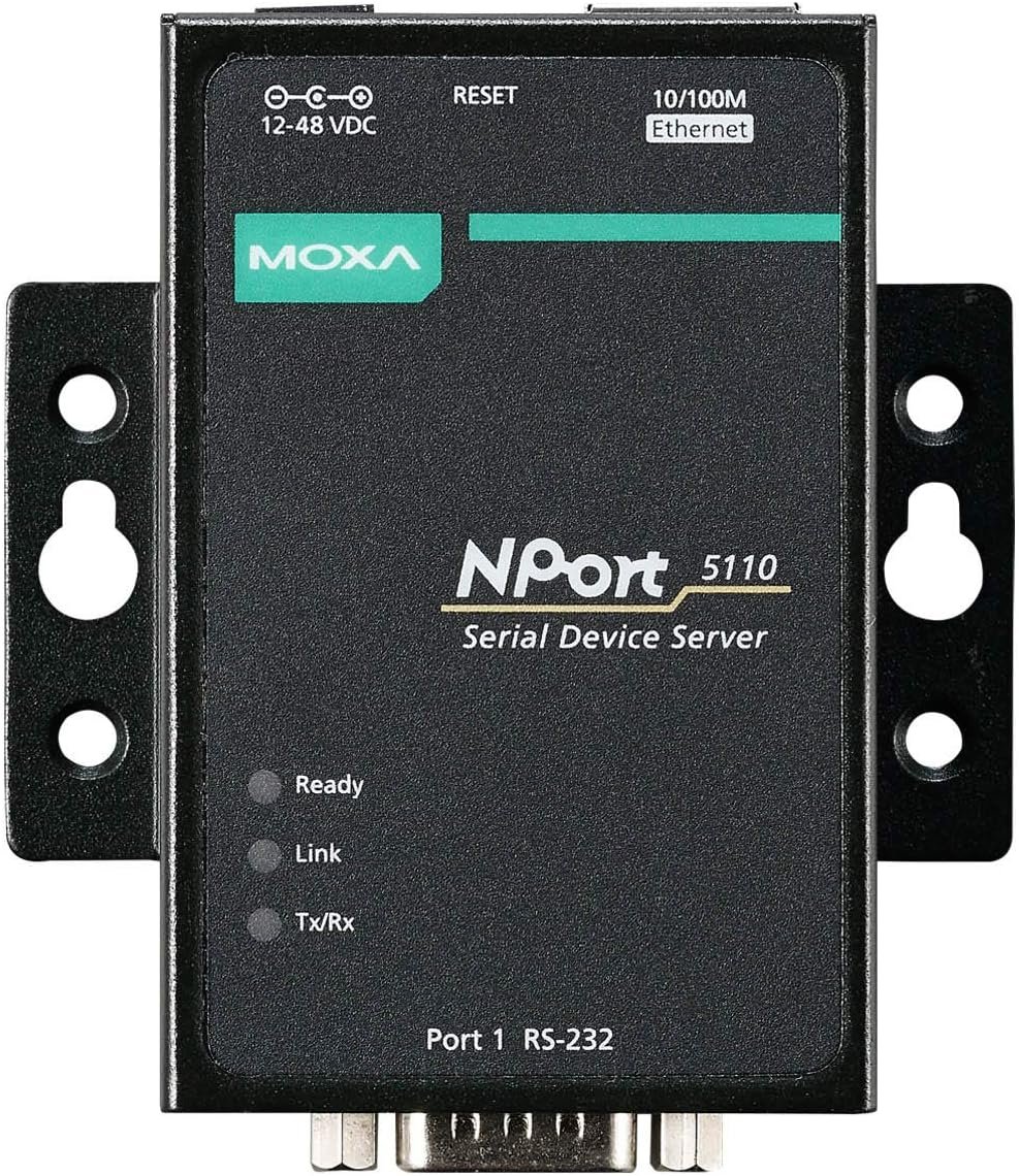 Connect Serial Devices to Ethernet Networks with MOXA NPort 5110