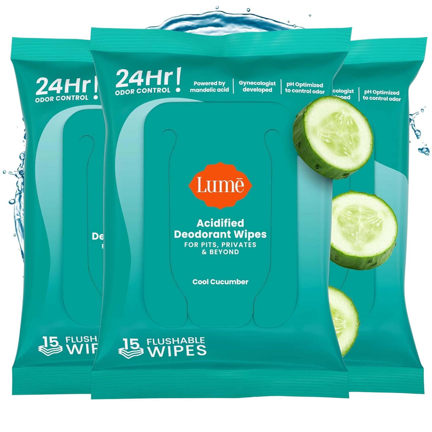 Cool Cucumber Deodorant Wipes for Lasting Freshness