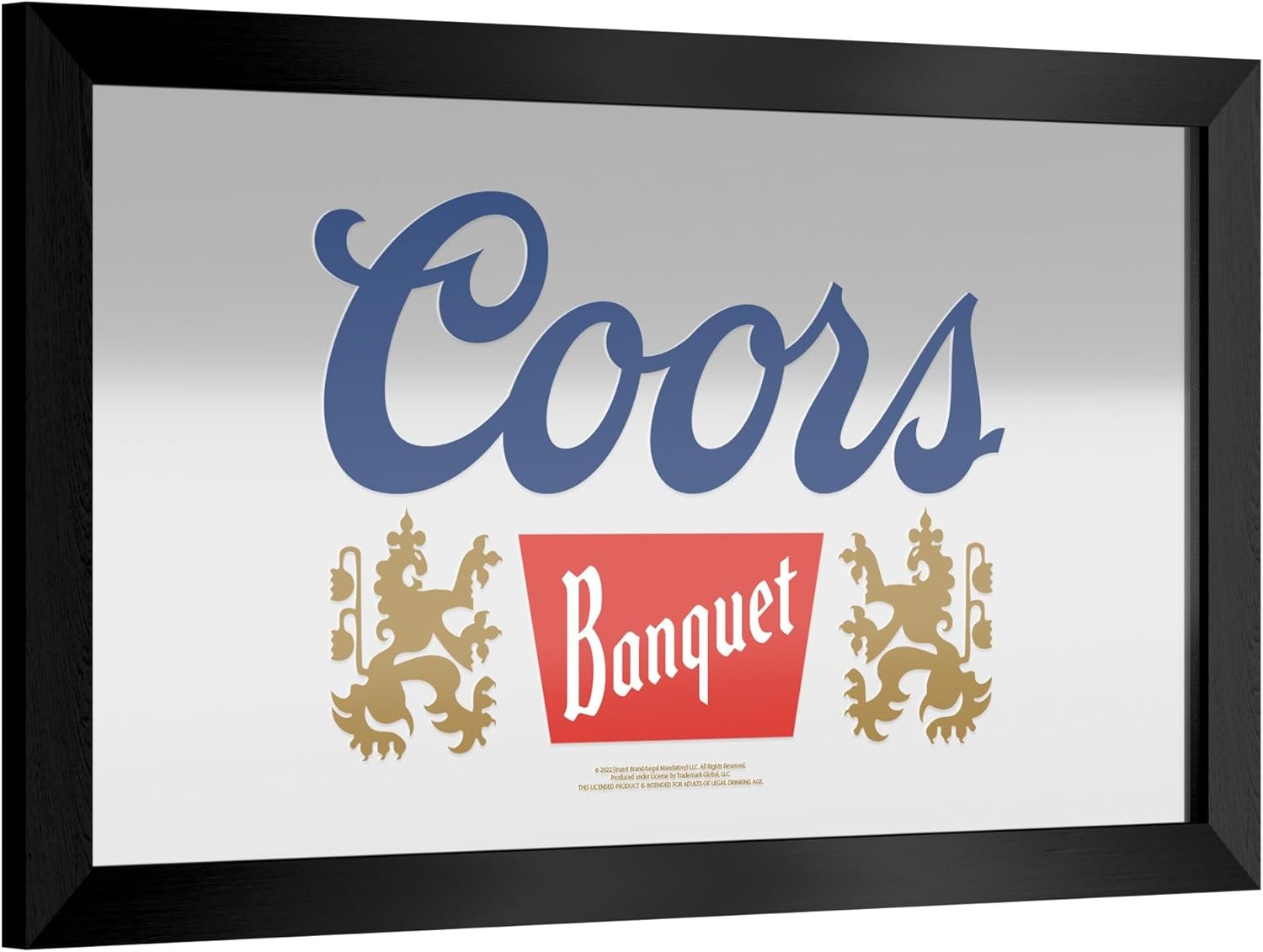 Coors Banquet Mirror: Retro Wall Décor for Your Man Cave