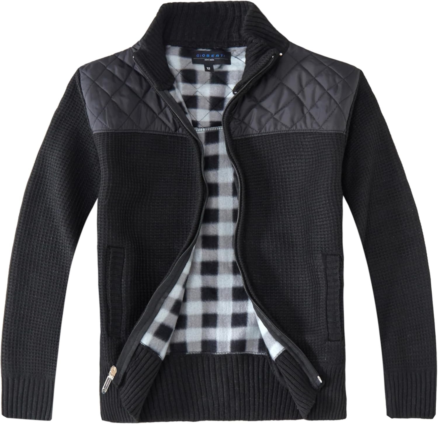 Cozy Cardigan Keeps Boys Warm & Stylish