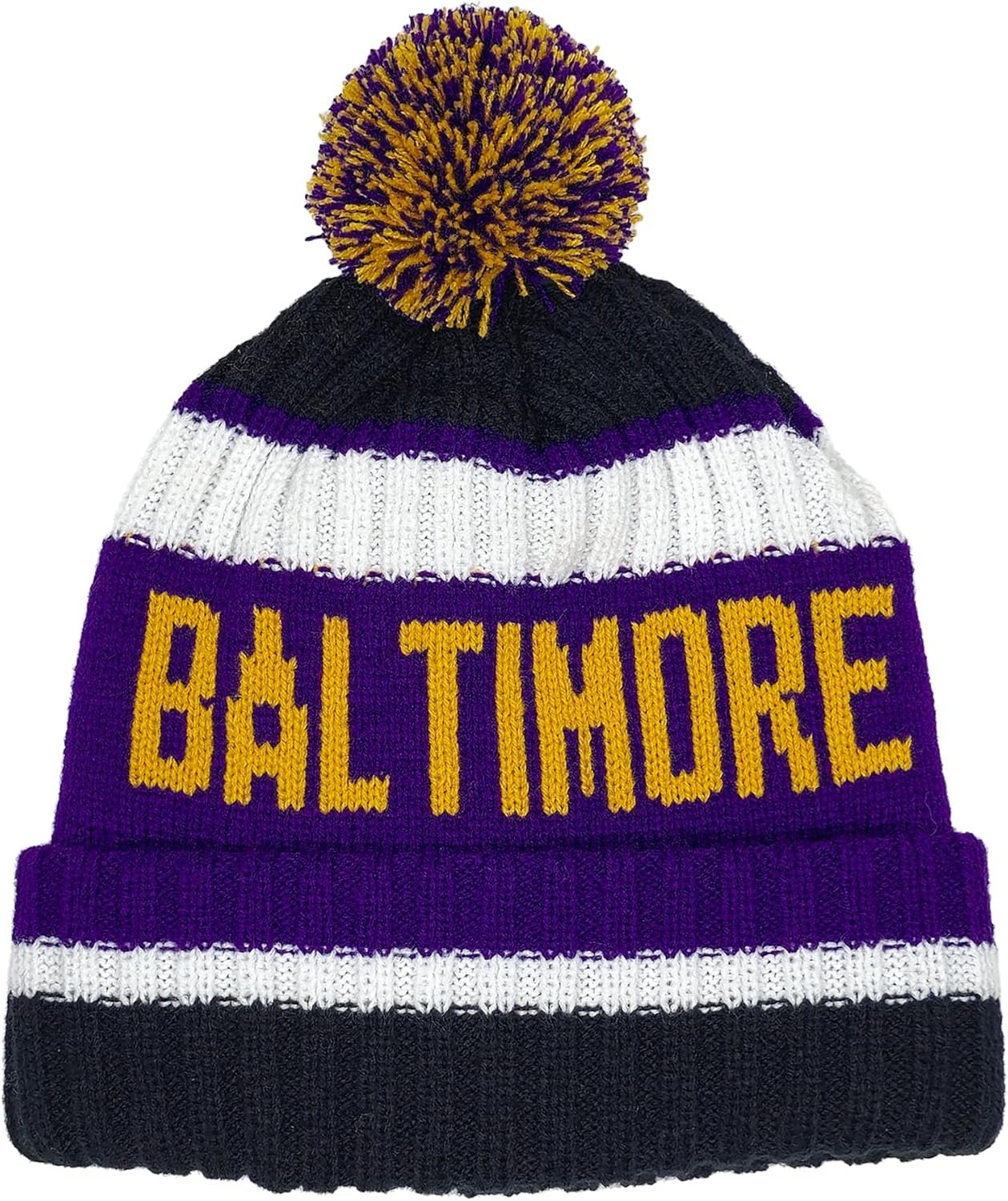 Cozy City Pom Beanie for Die-Hard Sports Fans