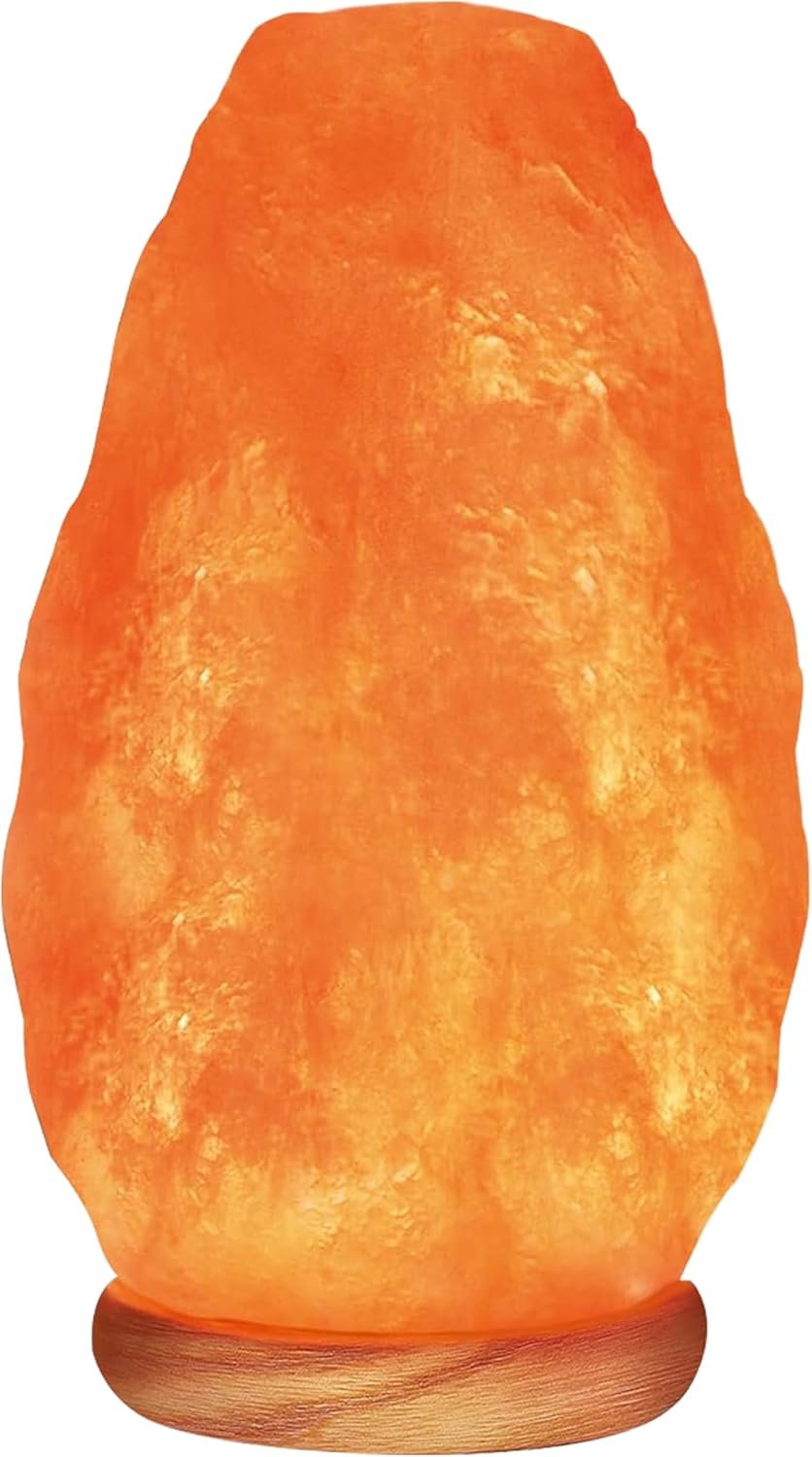 Cozy Himalayan Salt Lamp with Touch Dimmer