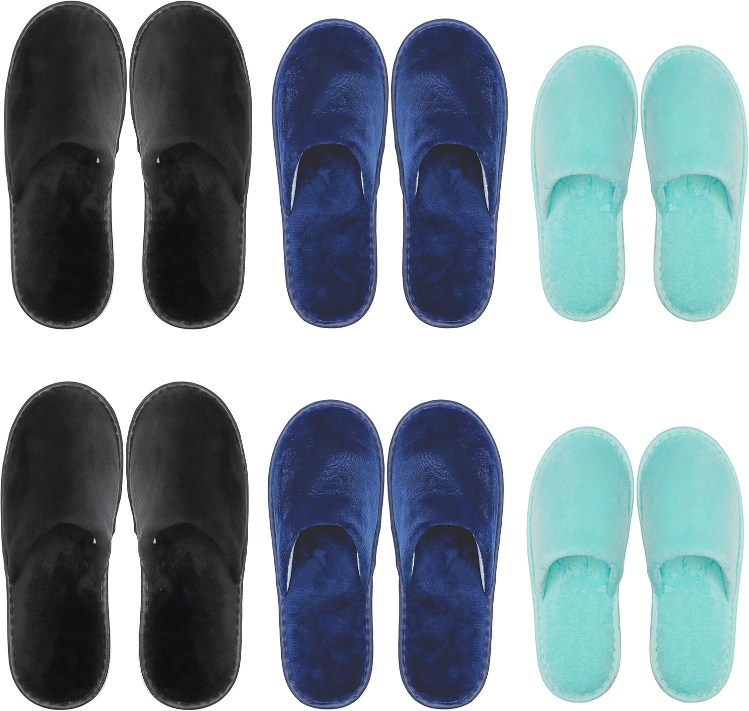 Cozy Non-Slip Spa Slippers for Home & Guests