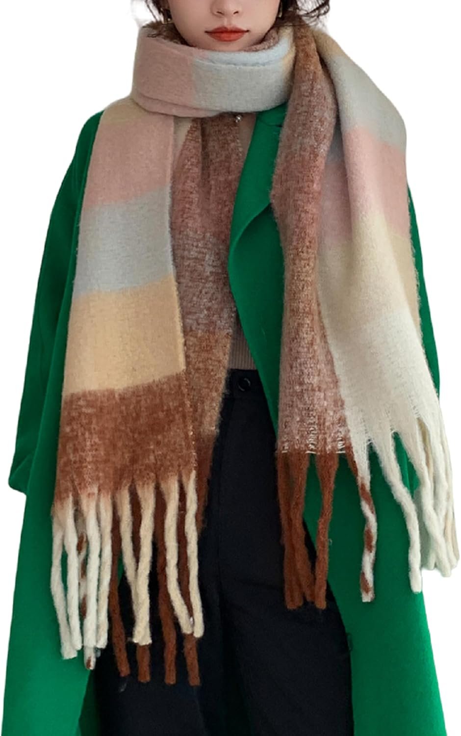 Cozy Plaid Winter Scarf for Endless Warmth