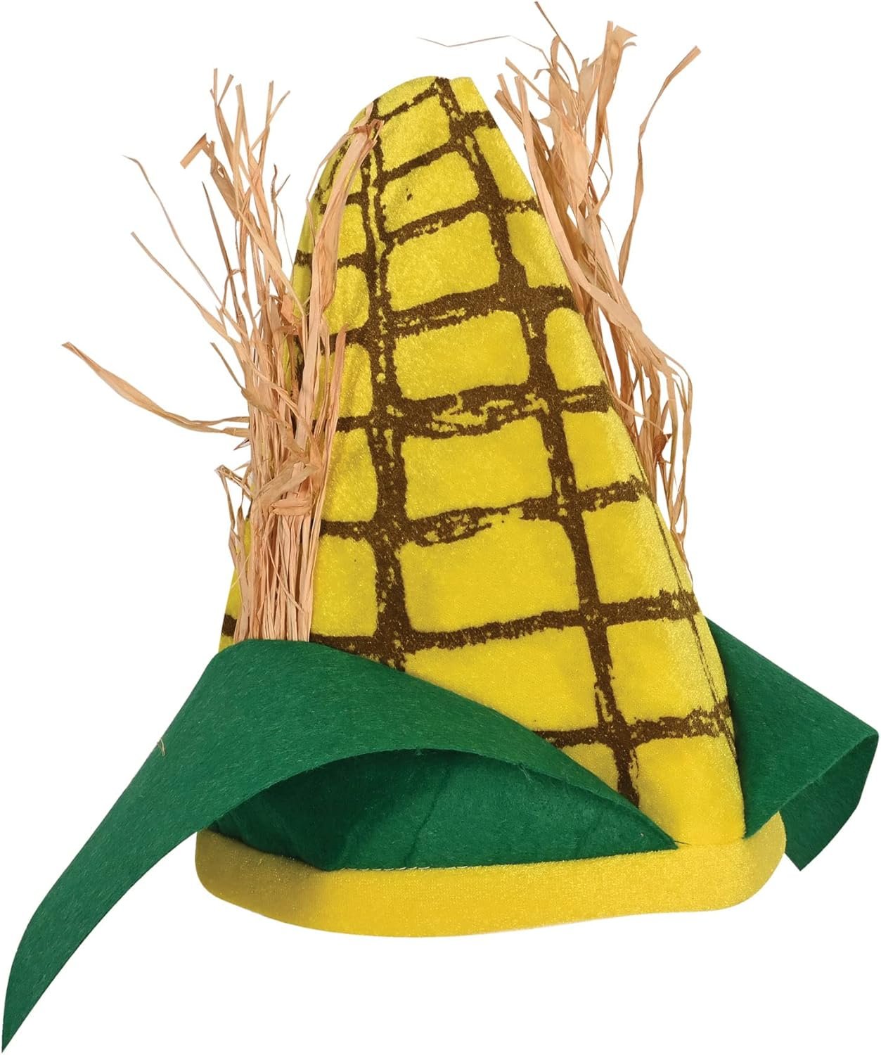Cozy Plush Corn Cob Hat for Fall Farm Fun Parties