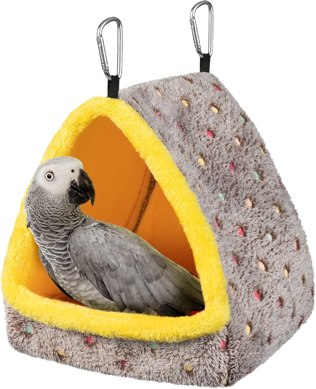 Cozy Winter Bird Nest House for Large Parrots