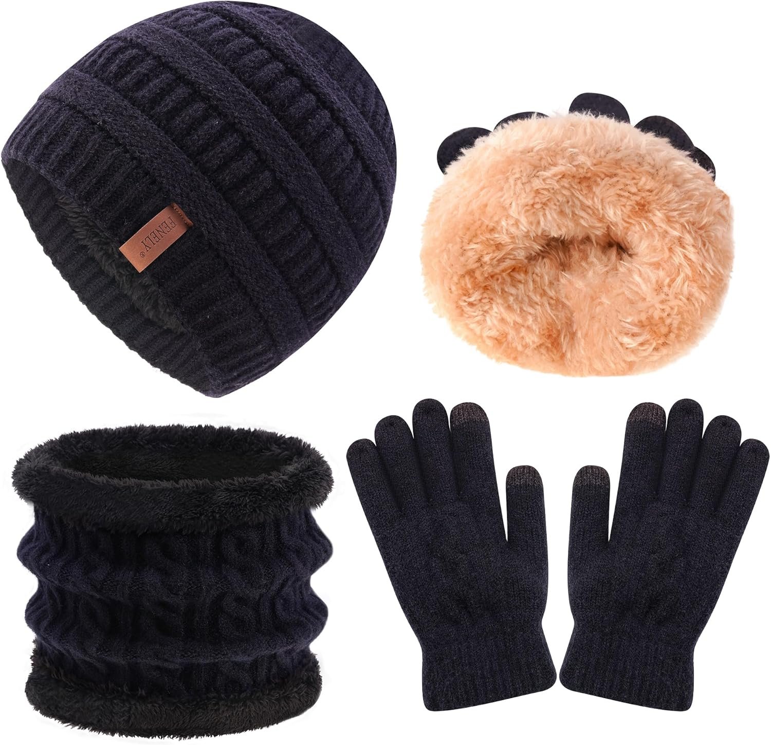 Cozy Winter Trio: Kids' Beanie, Scarf & Gloves Set