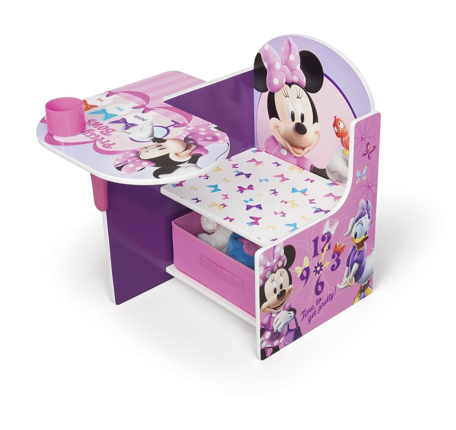 Creative Kids' Minnie Mouse Desk Chair with Storage