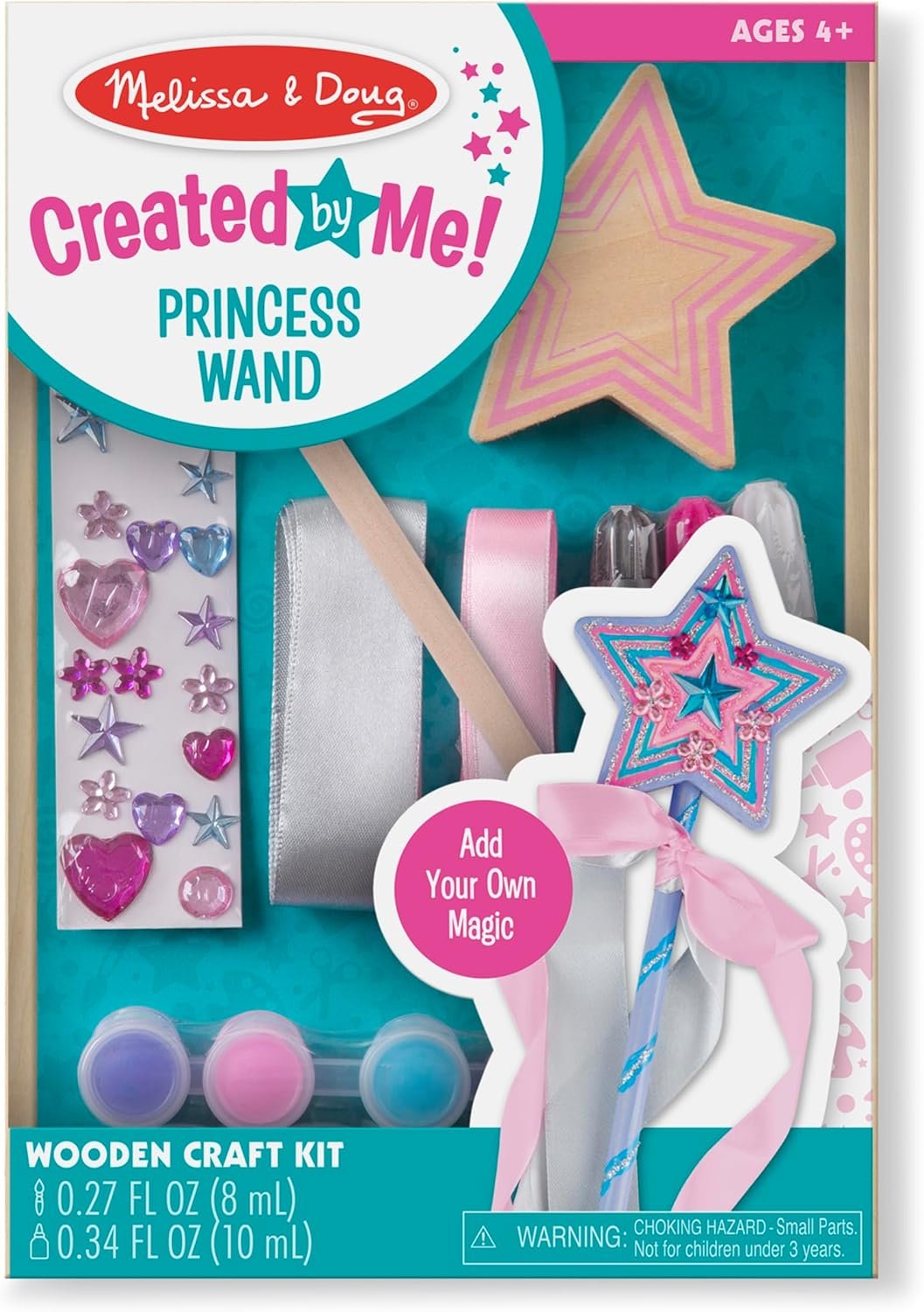 Creative Princess Wand Arts & Crafts Kit for Kids