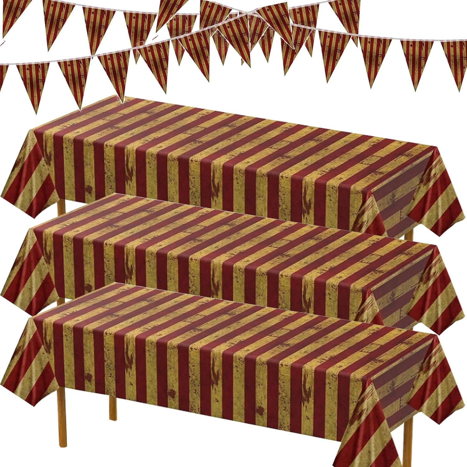 Creepy Carnival Halloween Decorations Set - Bloody Circus Party Supplies