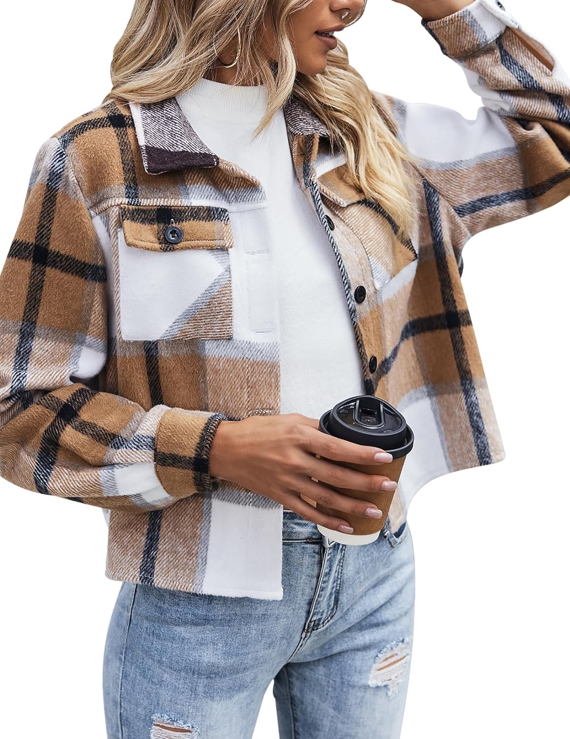 Cropped Flannel Jacket: Cozy Style for All Seasons