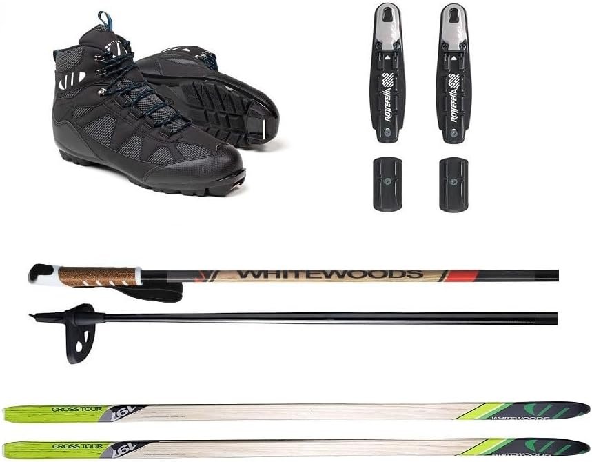 Complete Cross Country Ski Set for Heavyweight Skiers - All Gear Included