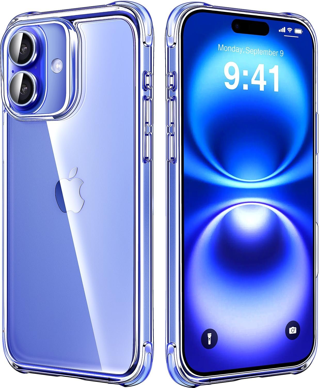 Crystal Clear iPhone 16 Case: 16FT Military Drop Protection