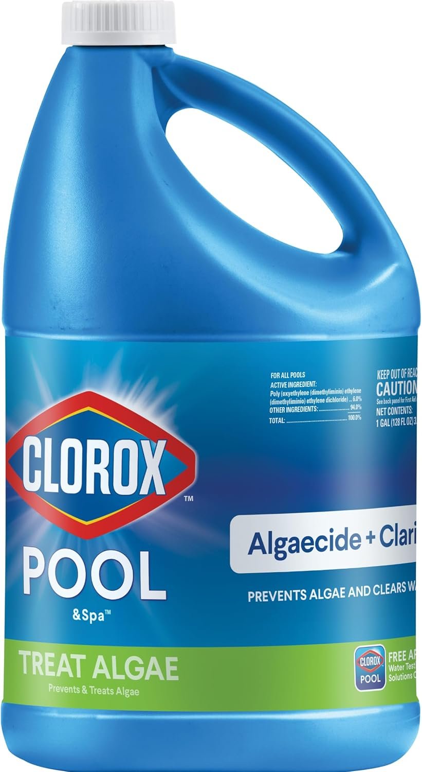 Crystal Clear Pools: Clorox Algaecide & Clarifier