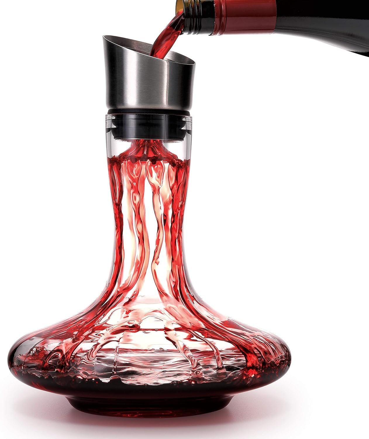 Unlock Perfect Wine Aeration in One Crystal Decanter