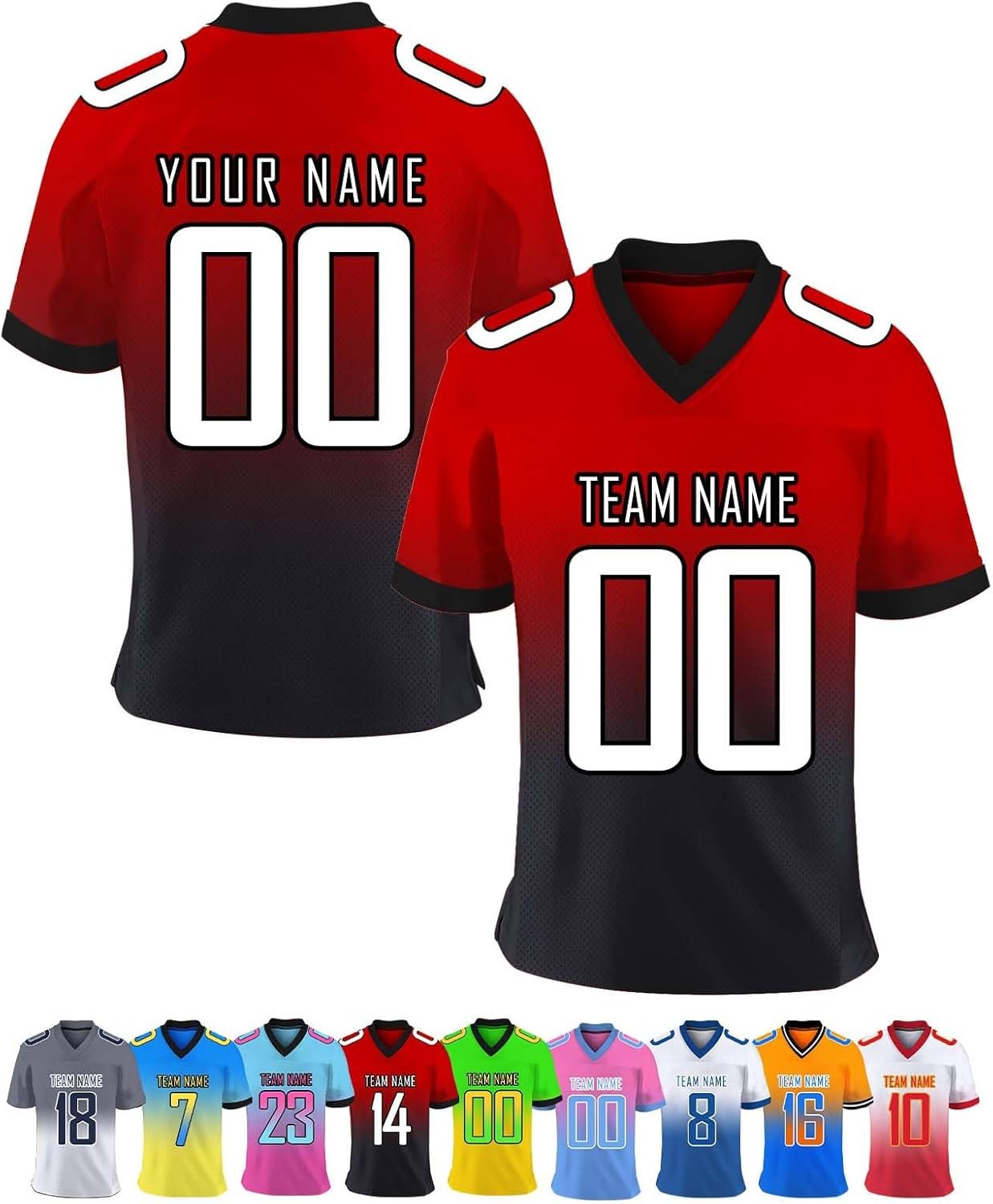 Personalized Football Jersey for All Ages