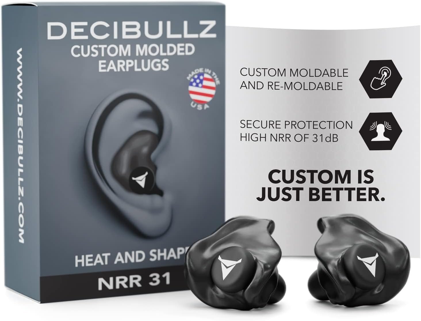 Custom Earplugs Mold to Block 31dB Noise Everywhere