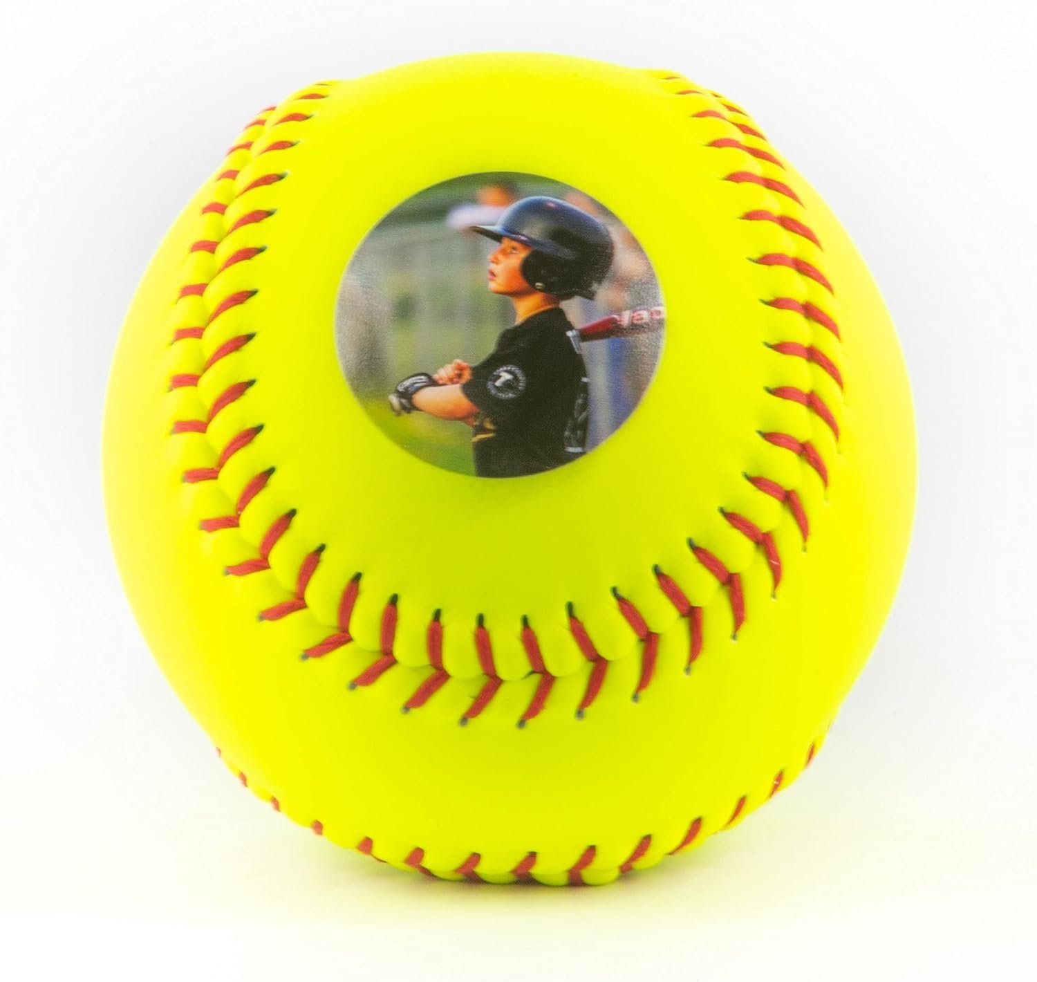 Custom Photo Softball: Heartfelt Personalized Gift