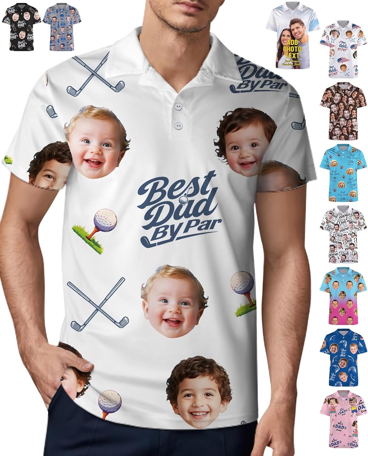 Personalized Custom Polo Shirt for Men & Women