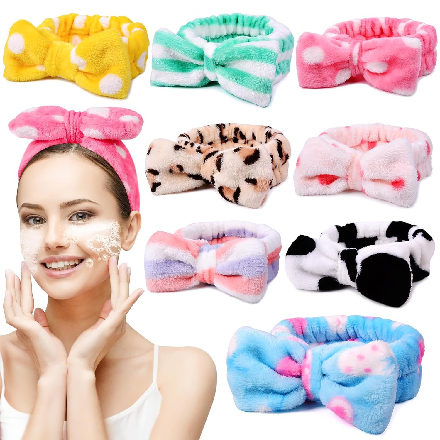 Cute Spa Headband Set for Women and Teens