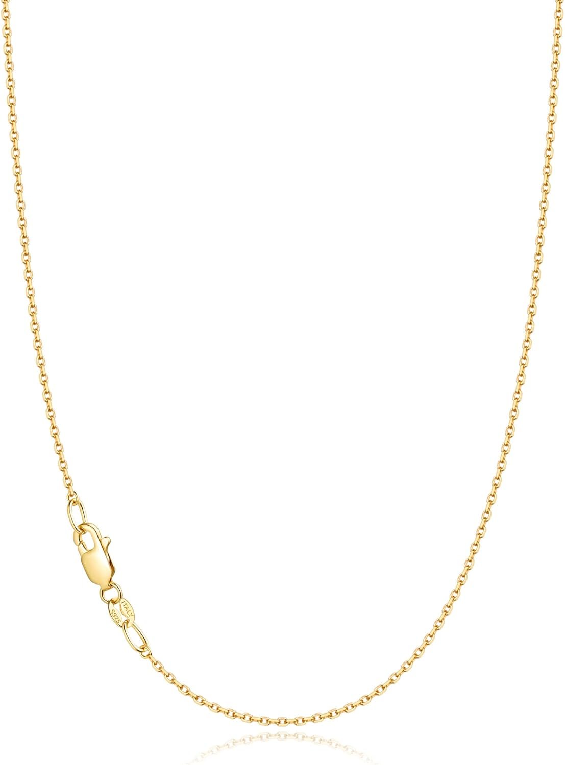 Dainty 1.1mm Sterling Silver Chain – Sturdy Daily Wear