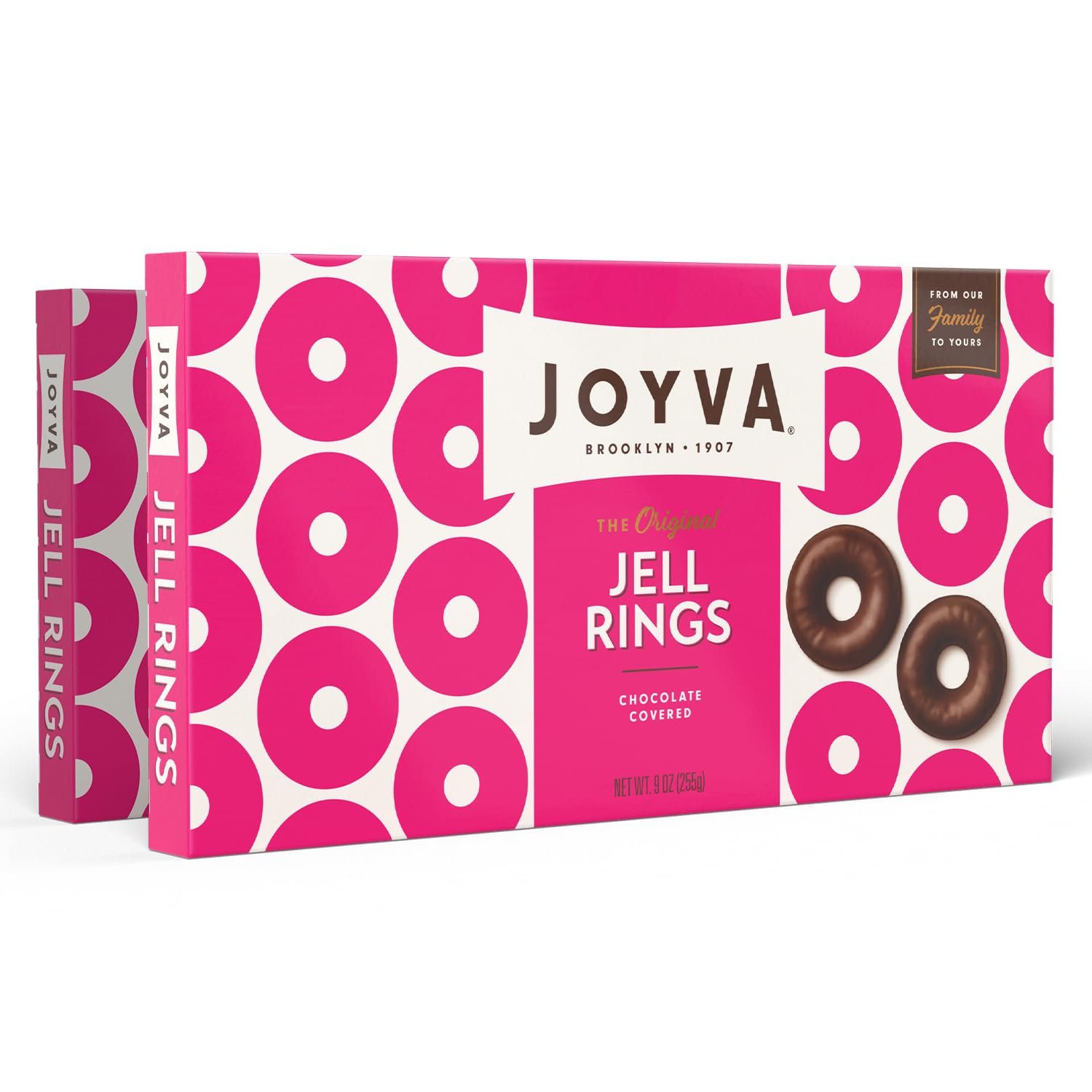 Dark Chocolate Jell Rings: Juicy, Allergy-Free Bliss (Pack of 2)