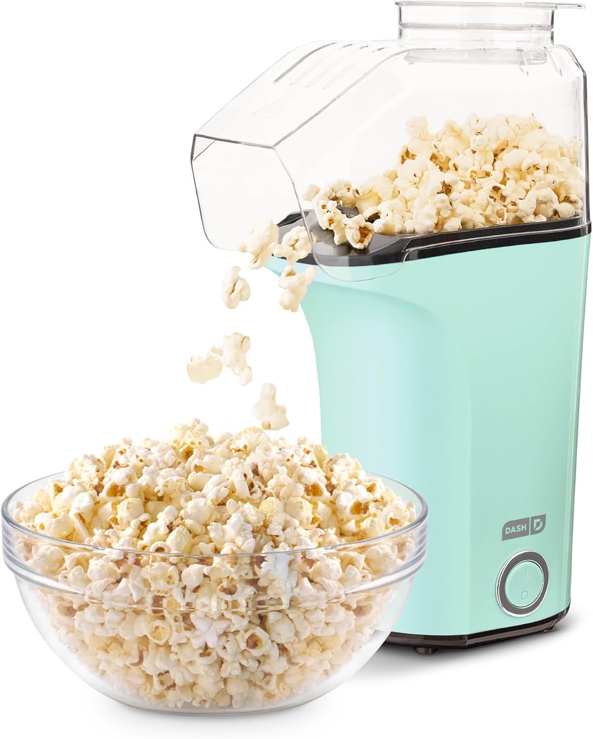 Dash Oil-Free Popcorn Popper: 16 Fresh Cups Fast