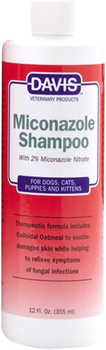 Relieve Pet Fungal Infections & Soothe Skin - Davis Miconazole Shampoo