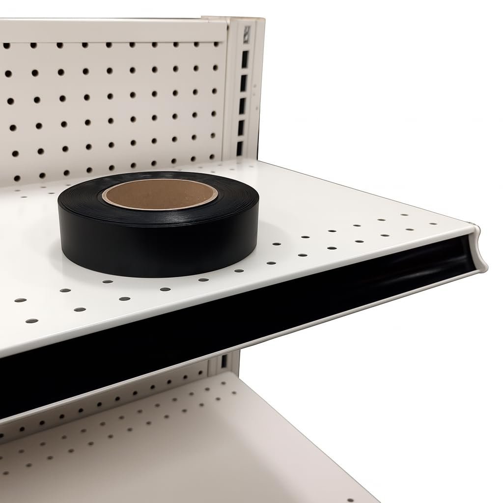 Transform Your Store Shelves with Stylish Black Vinyl Inserts