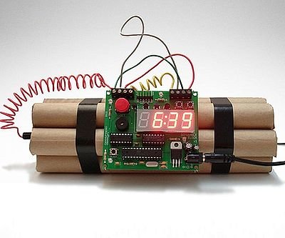 Defusable Bomb Alarm Clock