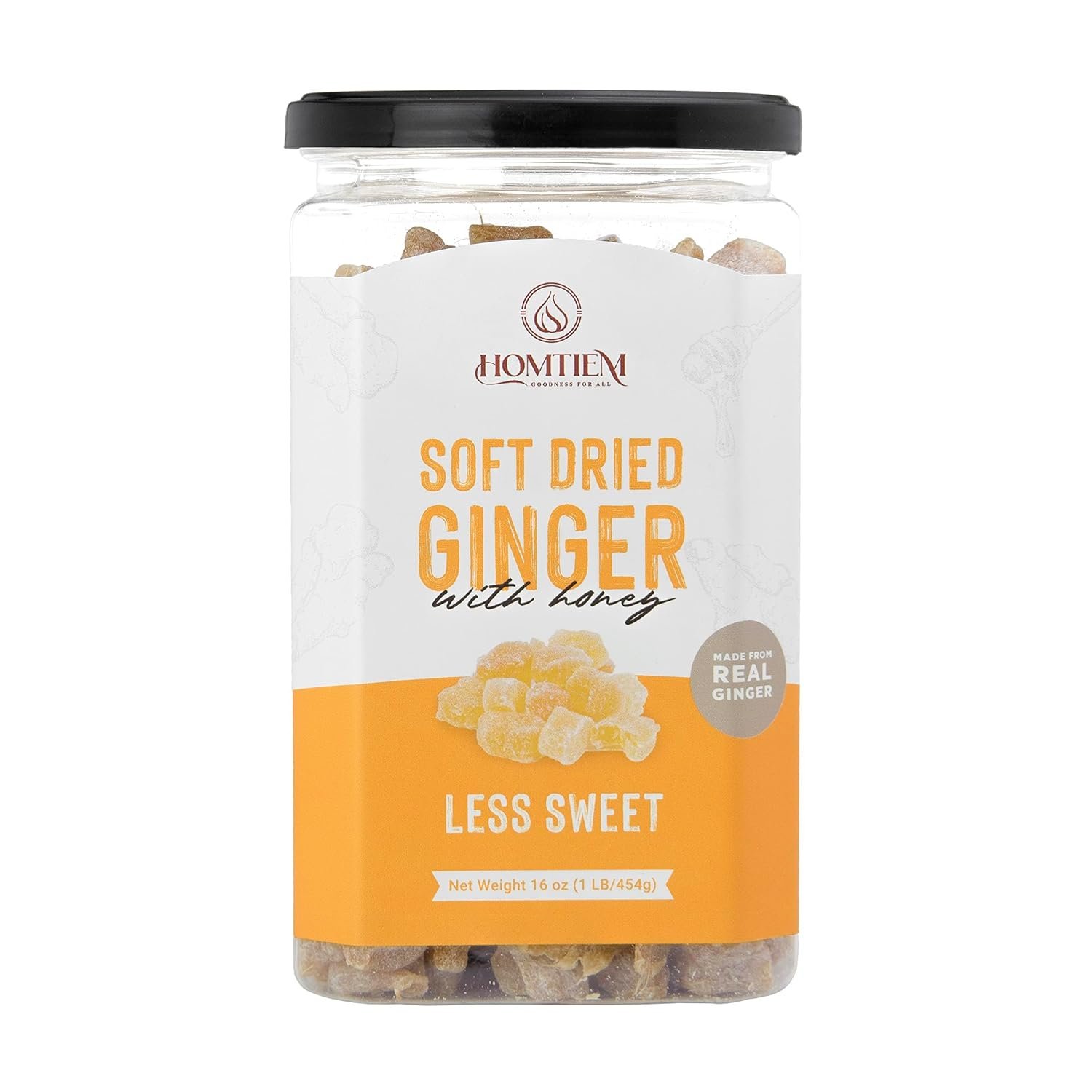 Delightfully Chewy All-Natural Crystallized Ginger