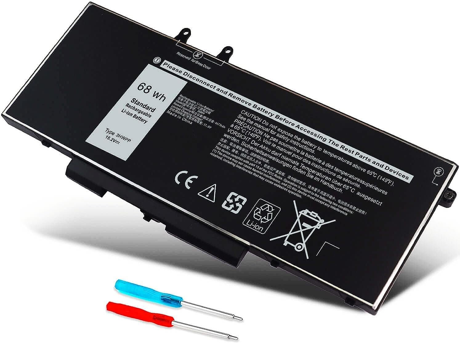 Dell Laptop Battery - 68Wh Power Replacement