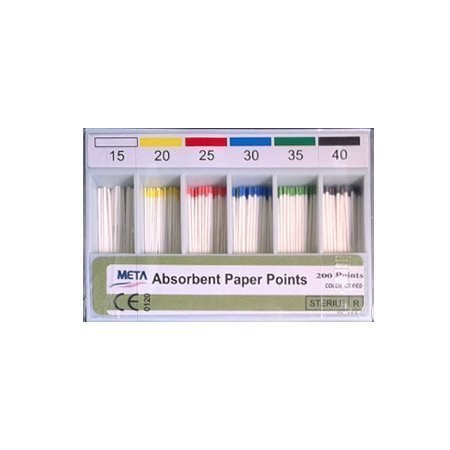 Dental Endo Absorbent Paper Points Size 15-40