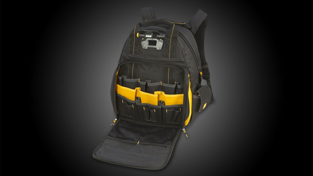 DeWalt Lighted Tool Backpack
