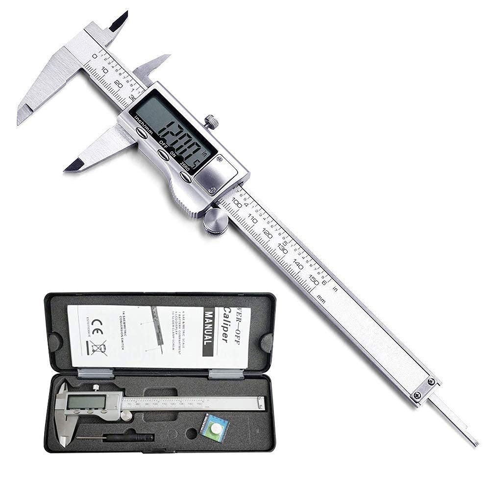 Precision Digital Caliper with Stainless Steel Construction