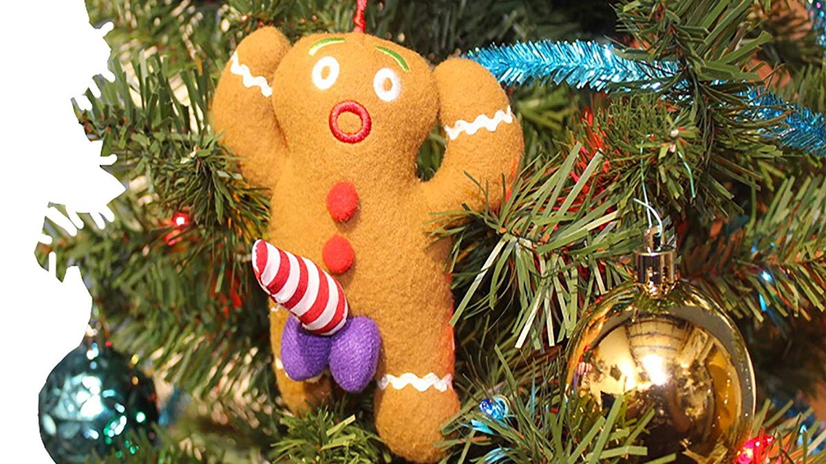 Dirty Talking Gingerbread Man Christmas Tree Ornament