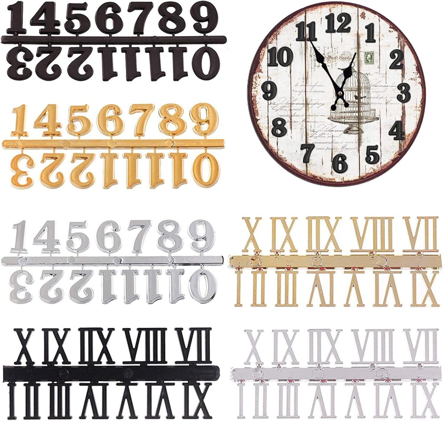 DIY Digital Clock Numerals Kit